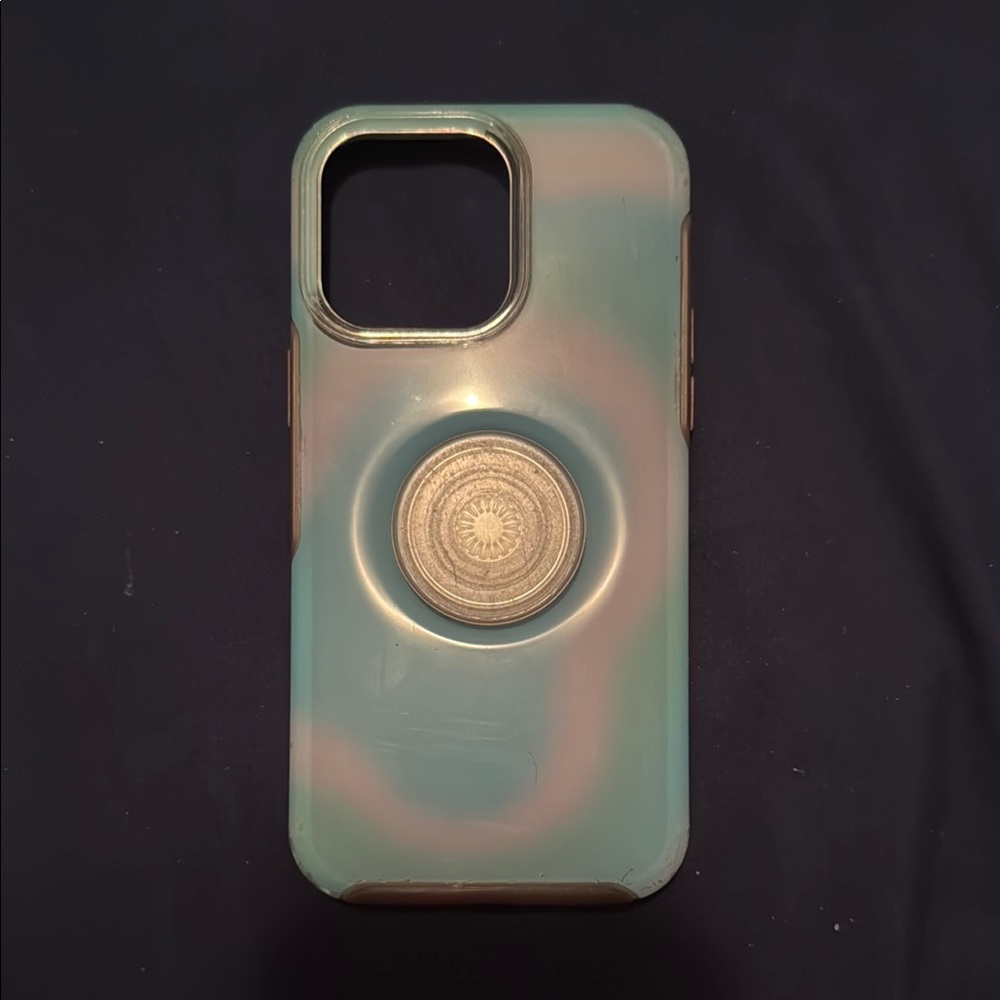 Blue & Pink Aura OtterBox iPhone 14 Pro Max Case